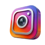 Logo 3d de red social Agencia OnlyFans Argentina BlueFans